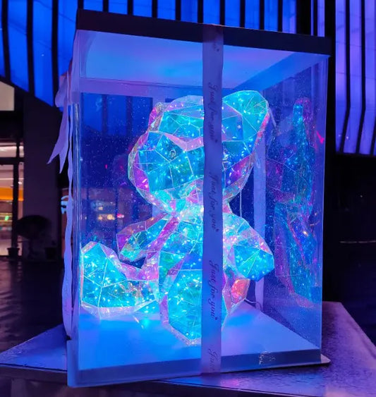 Crystal Glow Bear - Holiday decoration