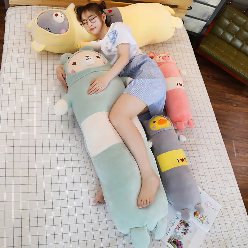 Cozy HugBear Body Pillow - Duck & Pig Edition