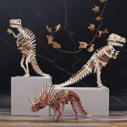 Wooden Build-Your-Own Animal Model Kit