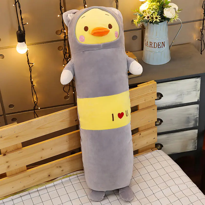 Cozy HugBear Body Pillow - Duck & Pig Edition