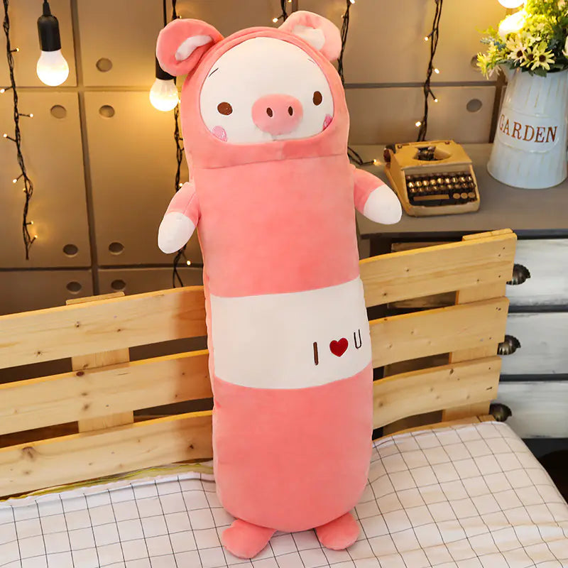 Cozy HugBear Body Pillow - Duck & Pig Edition