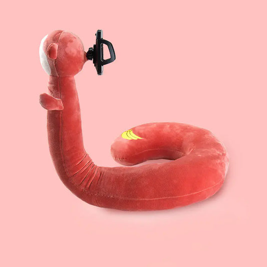 worm pillow - phone stand