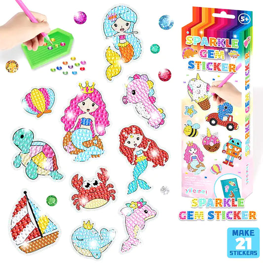 Christmas Diamond Art Keychain Kit (5D DIY)